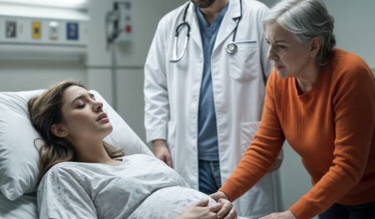 “Shut up and push quietly!” hissed my mother-in-law, pressing her hand over my mouth, while the doctor pretended not to notice.