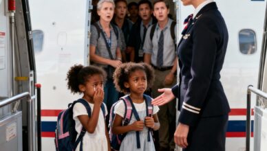 Two teenage twin girls were about to be sent off a plane—until one call to their father, the CEO, turned everything upside down in an instant.