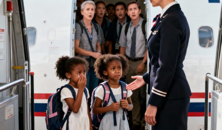 Two teenage twin girls were about to be sent off a plane—until one call to their father, the CEO, turned everything upside down in an instant.