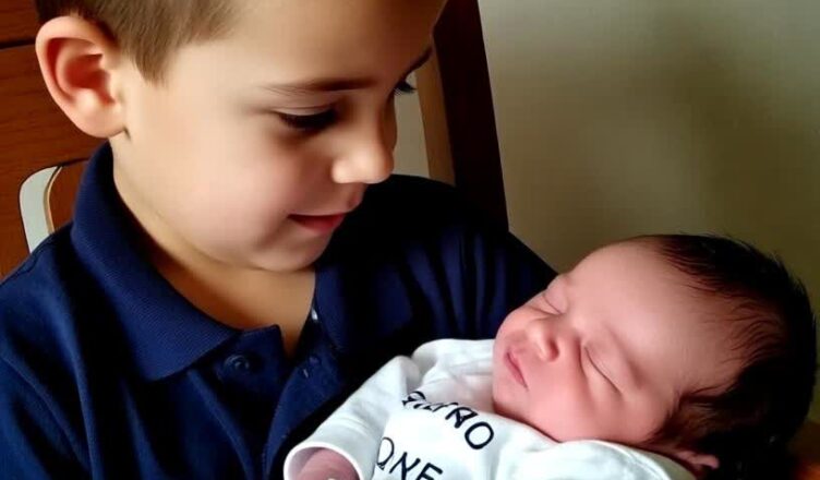 A mother woke in a panic when she realized her newborn was missing.