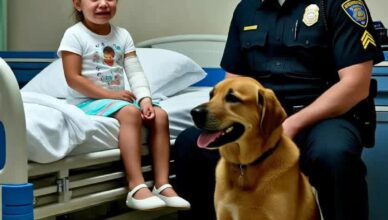 The little girl was crying, whispering, “He said he wouldn’t hurt me.”