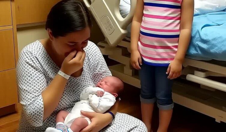 The hospital room was filled with the sharp scent of antiseptic, gently mingled with the sweet powdery smell of newborn life.