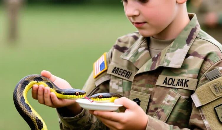 For Fun, a Soldier Fed Baby Snakes… Little Did He Know That One Day This Tiny Act of Kindness Would Save His Life