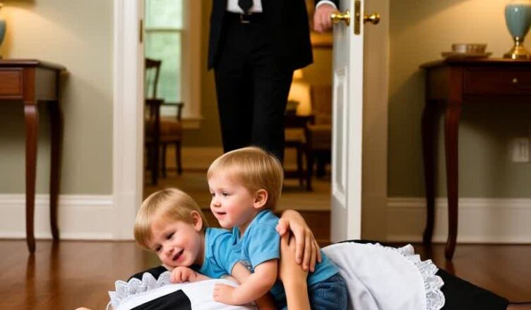 A Tired Billionaire Walked Into His Home and Found His Nanny Asleep Beside His Twins — What Happened Next Turned His Guilt Into the Most Unexpected Reunion