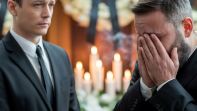 At my ex-wife’s funeral, I froze the moment I saw him—