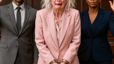 The courtroom was silent except for the faint tremor in an old woman’s breathing.