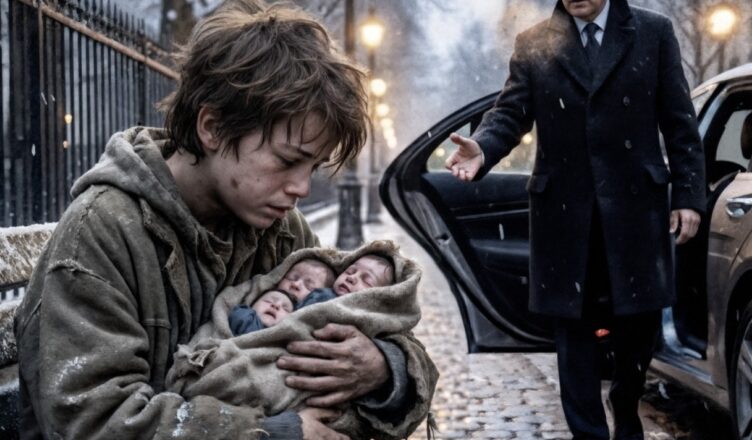 How a Lonely Billionaire Found a Family on a Snowy Winter Evening