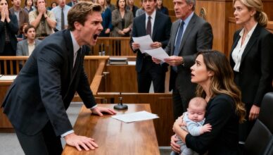 At our divorce hearing, I clutched our son to my chest, trying to keep myself steady while Marcus strutted into the courtroom with that same arrogant smirk he always wore.