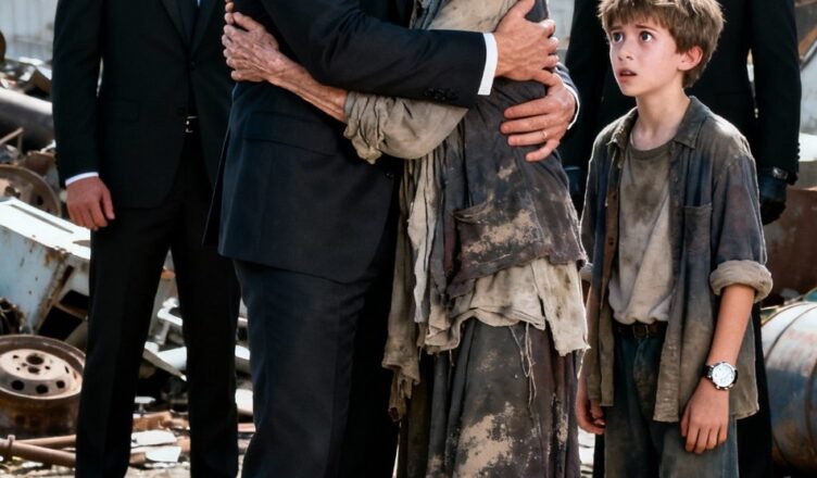 “Sir, your mom is alive — I saw her this morning at the dump!” the barefoot boy shouted, his voice cracking with urgency.