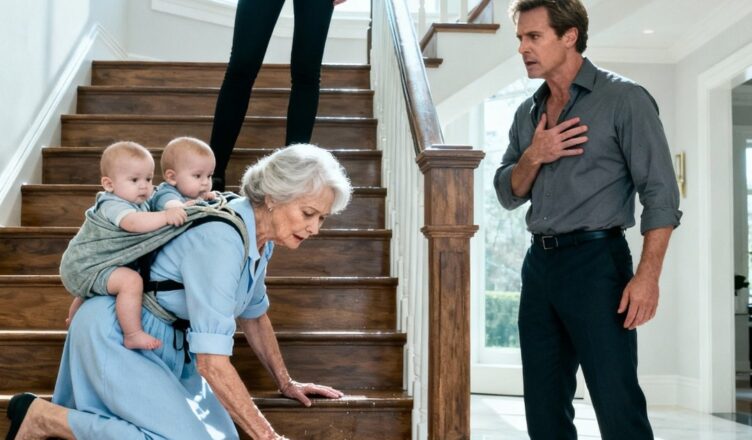 The millionaire came home earlier than usual, hoping to surprise his family.