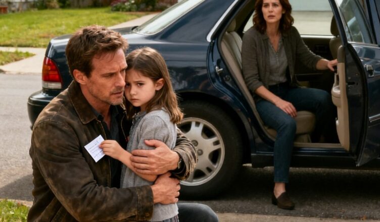 After walking my seven-year-old daughter to her mother’s car for the weekend, she slipped a note into my pocket. “Don’t read it until I leave,” it said. I waited five minutes, then opened it.