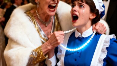 “That necklace belongs to my daughter,” the millionaire cried when she saw it on the maid—what followed silenced the entire room…