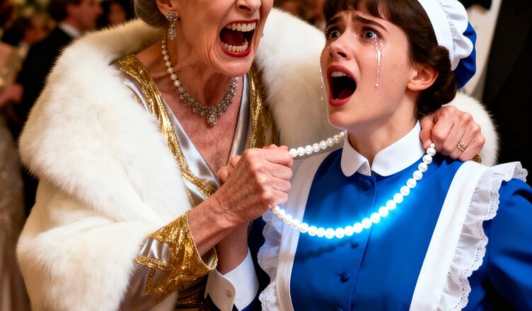 “That necklace belongs to my daughter,” the millionaire cried when she saw it on the maid—what followed silenced the entire room…