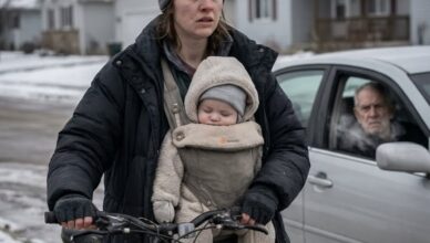 I trudged through the biting snow with my newborn strapped to me because my parents insisted we were “broke.” Then, out of nowhere, my grandfather—a man who lived in gold—stopped beside me.
