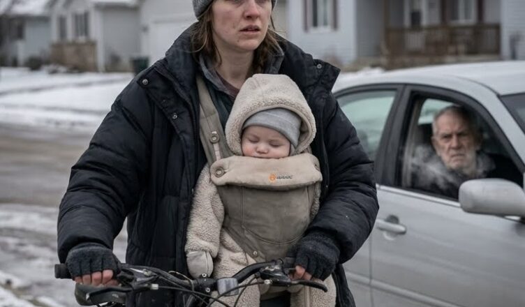 I trudged through the biting snow with my newborn strapped to me because my parents insisted we were “broke.” Then, out of nowhere, my grandfather—a man who lived in gold—stopped beside me.
