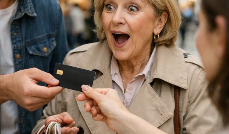 “Mom, here’s the card—buy whatever you want, there’s no limit on it,” my husband said, handing my bank card to his mother.