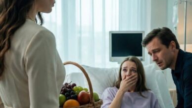 My husband claimed he was on a “business trip,” but when I went to visit my sick friend in the hospital, I heard his voice behind the door… plotting my downfall.