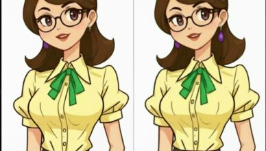 Only those with truly sharp eyes can find all 5 differences. Look closely—every detail matters.