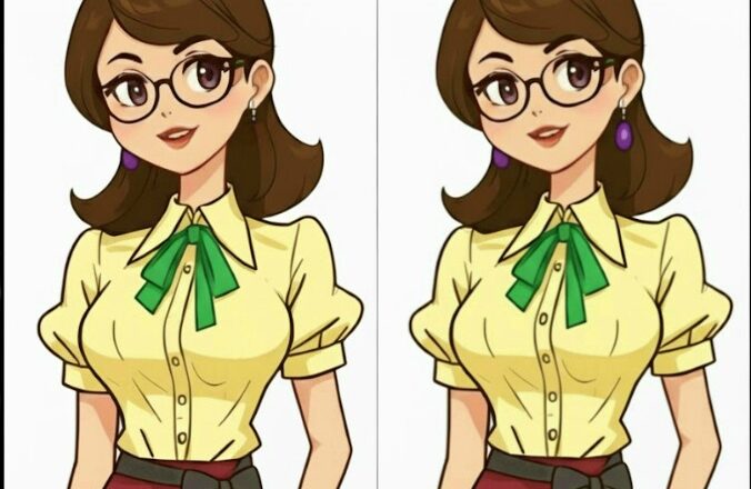 Only those with truly sharp eyes can find all 5 differences. Look closely—every detail matters.