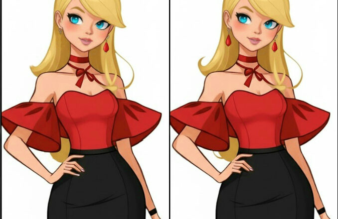 Only those with razor-sharp vision and an IQ over 140 can find all 5 differences! Are you up for the challenge?