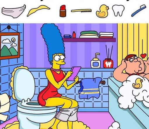 Only one in a thousand people can spot the toothbrush.