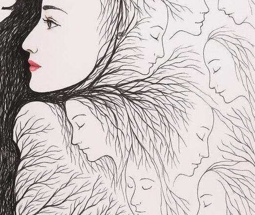 Only a handful of people can spot every hidden face in this image.
