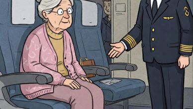 A woman was flying from Melbourne to Brisbane.
