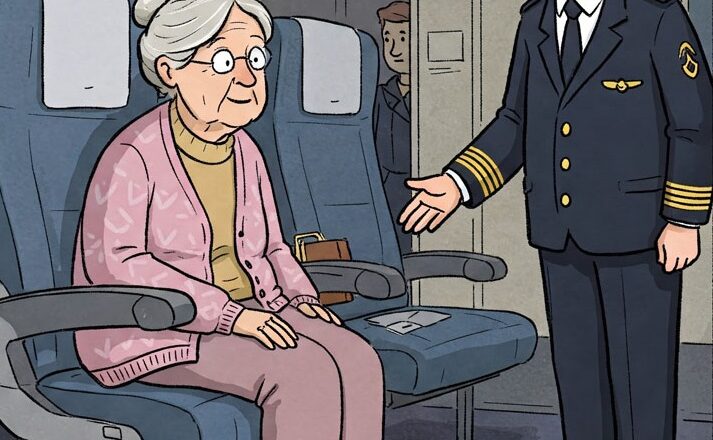 A woman was flying from Melbourne to Brisbane.