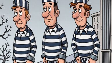 Three convicted men were being transported to prison, shackled side by side on a dusty correctional bus headed toward their new reality.