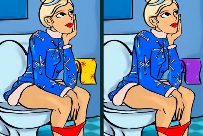 Can you spot all 4 differences? It takes perfect vision
