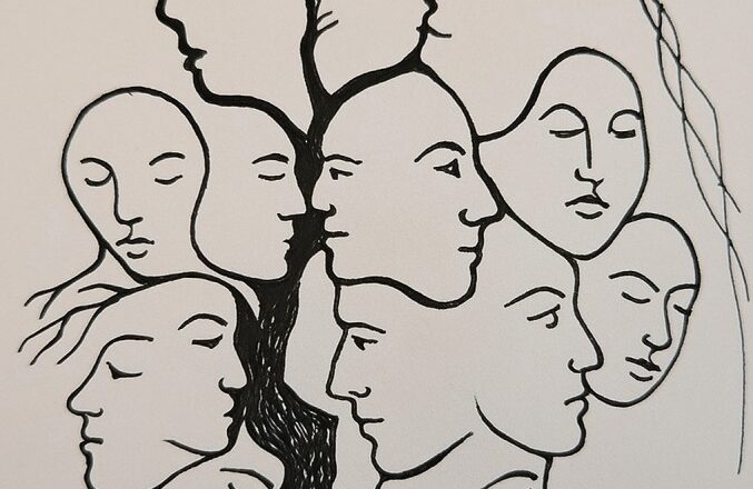 How many faces can you truly see in this picture?