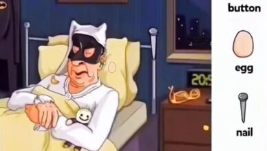 Hidden in the picture are 4 objects: a Button, an Egg, a Nail, and a Bat. Can you spot them all?