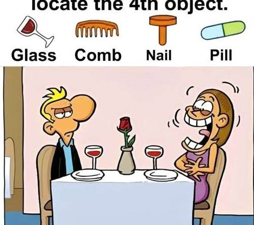“Hone your eyes — find the glass, the comb, the nail, and the pill!”