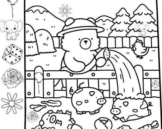 Challenge Yourself: Can You Spot the Hidden Balloon, Dice, Rose, Elephant, and Flower?