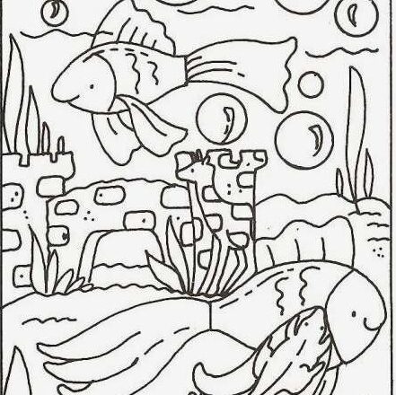 Can you spot the three hidden animals sharing the fish tank with the goldfish?