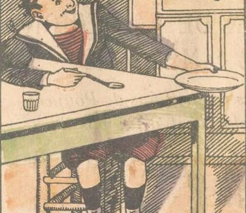 Put your vision to the test—can you figure out where the boy’s mother is hiding in the image?