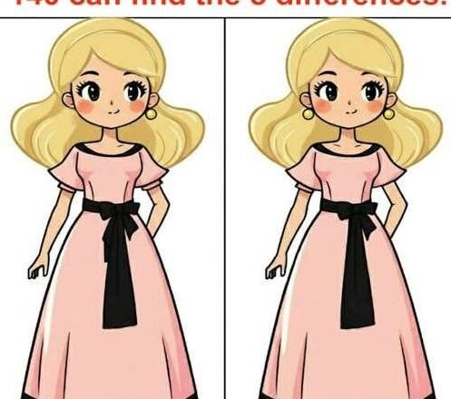 Only 1% of People Can Spot All 5 Differences in Time! 🔍⏳