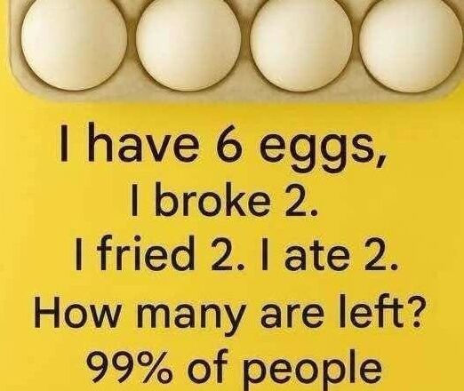 Can You Solve It? How Many Eggs Are Left in the End?