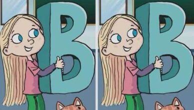 Can You Find the One Hidden Difference in This School Cat Cartoon? 🐱