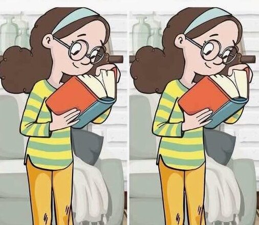 📚 Book Lover Challenge: Can You Find the Hidden Difference?