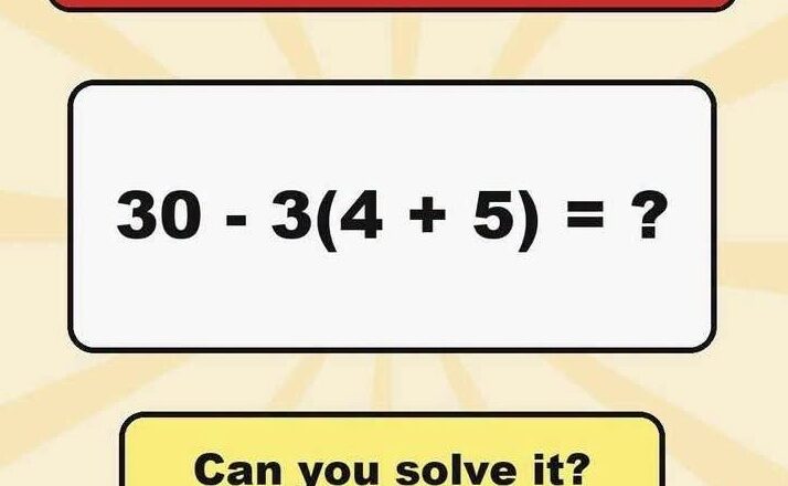 Please don’t use a calculator—challenge your brain instead! 🧠