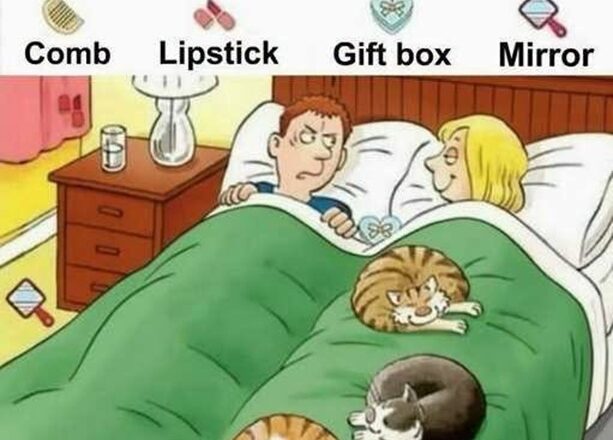 Only Sharp Eyes Can Spot the 4th Object in This Puzzle