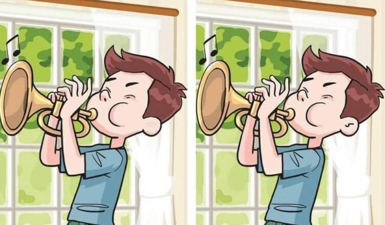 A Tricky Visual Challenge: Spot the Differences in the Boy and Trumpet Images