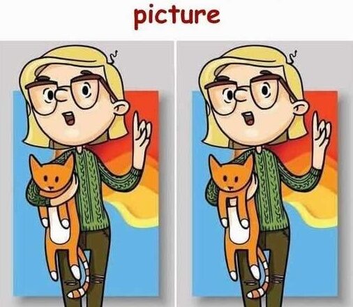 Can You Spot the One Hidden Difference Between These Two Cat Lovers?