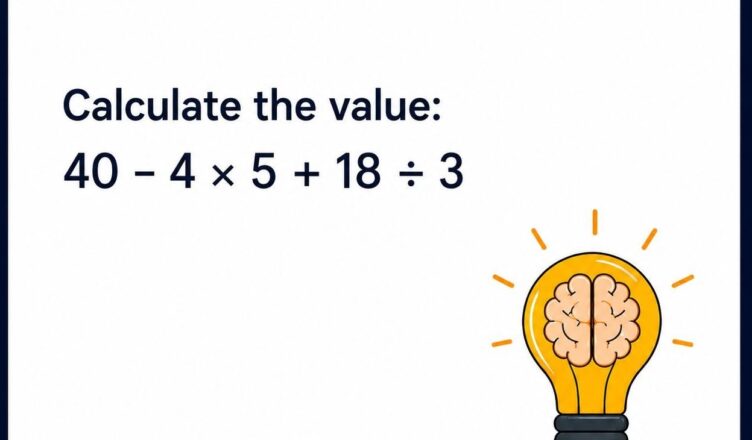 🧠 Math Challenge: Can You Solve It Without a Mistake?
