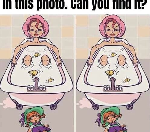 🛁 Splash into the Ultimate Bath Time Spot-the-Difference Challenge!