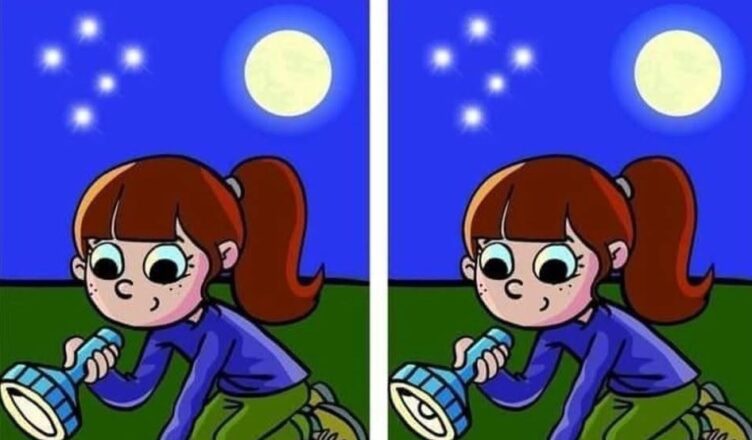 Can you find the one tiny difference hidden in this nighttime puzzle?