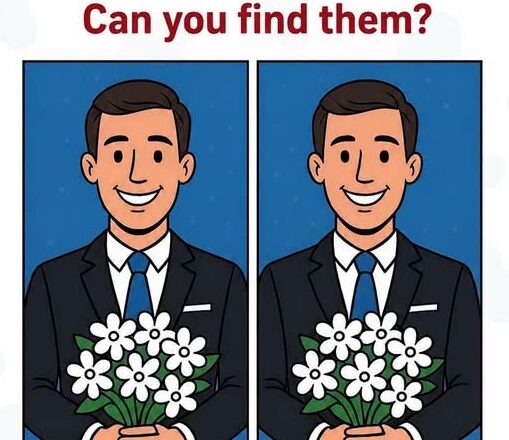 🌸🔍 Only the Sharpest Eyes Can Spot These 2 Differences! Can You? 👔👀