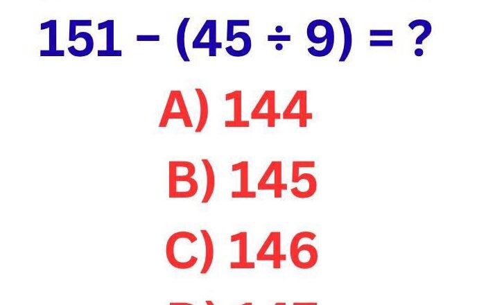 Can You Solve This Math Puzzle Without Making a Mistake? 🧠🔢