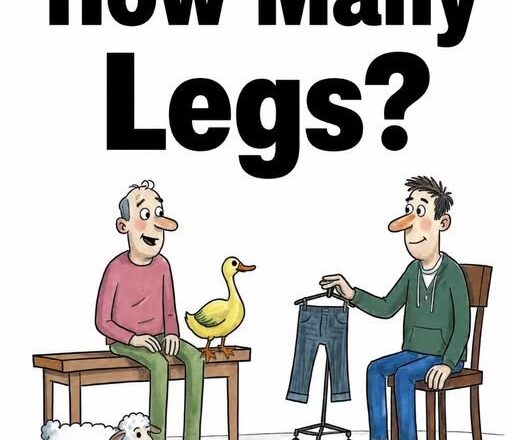 Look carefully at the picture and count all the legs. It may seem easy at first, but this puzzle is designed to trick your eyes!Take you